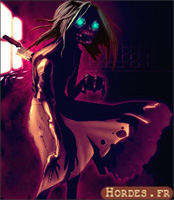 fille zombie