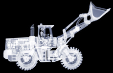 Nick Veasey tb bulldozer